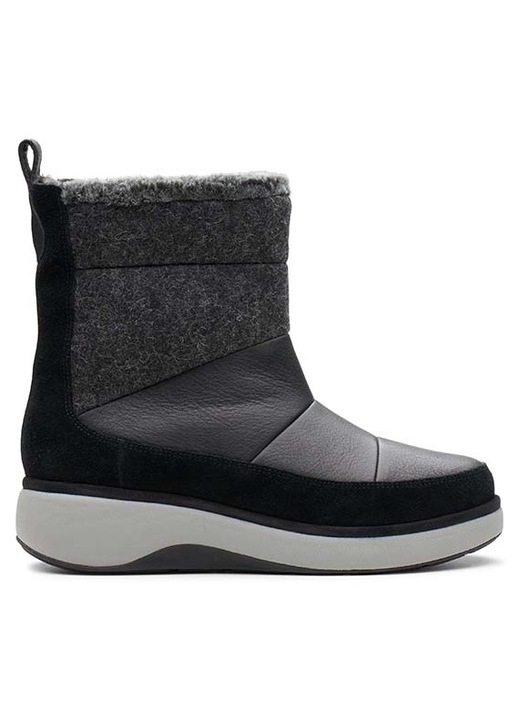 Дамски, Clarks, Естествена кожа, Черен