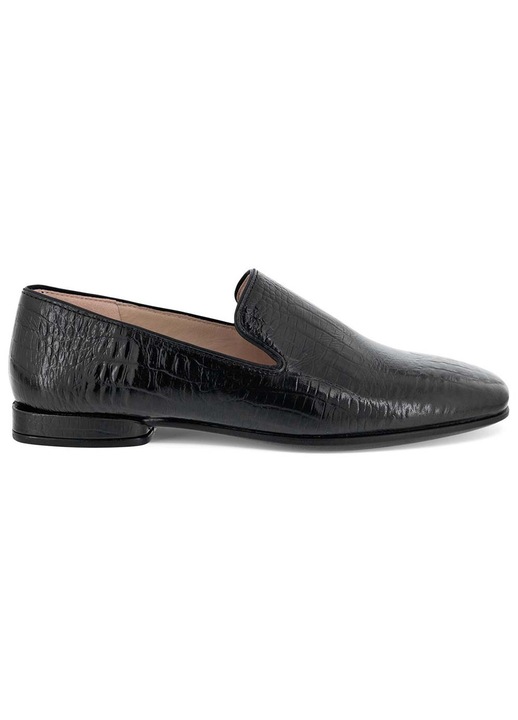 Mocasini dama Ecco, Piele, Negru, Negru