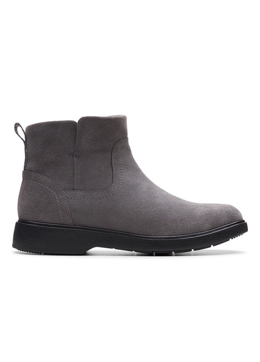 Botine dama, Clarks, Piele Gri, Gri