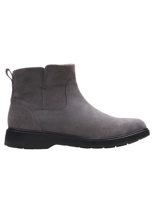 Botine dama, Clarks, Piele Gri, Gri