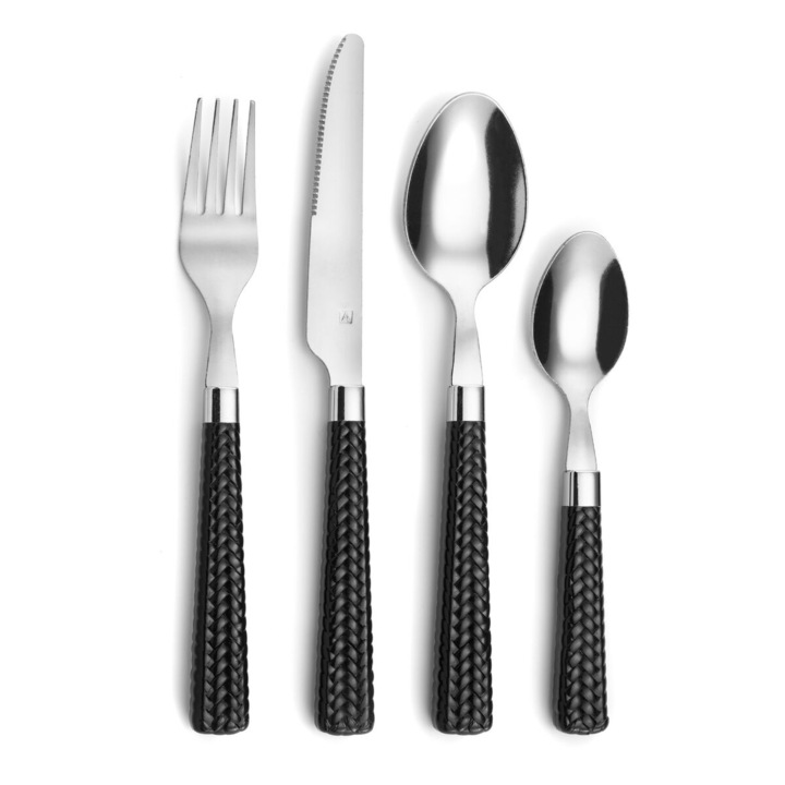 Set tacamuri Amefa Paille, 24 piese, metal, 25cm