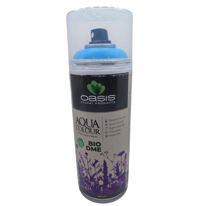 Спрей боя за растения Aqua Color, OASIS, Blue, 400мл