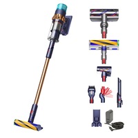 Aspirator vertical fara fir Dyson Gen5 Detect Absolute 447002-01, autonomie 70 de minute, putere aspirare 280 AW, 752 W, 0.77 L, Albastru de Prusia/Cupru intens