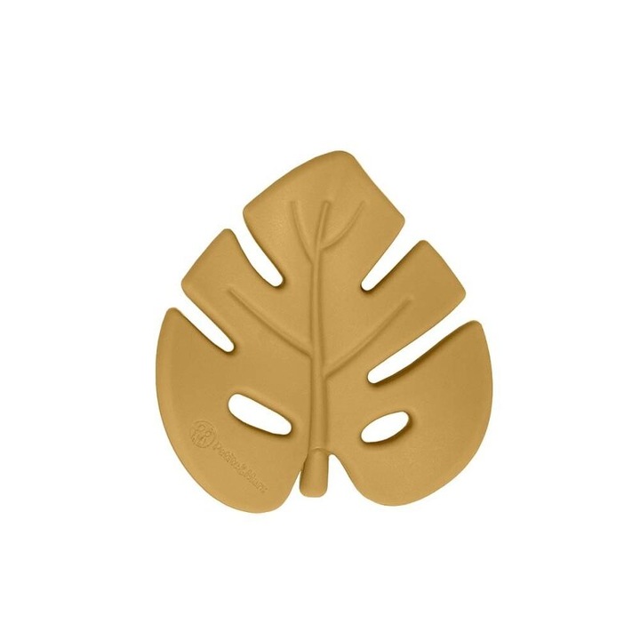 Fogzásgátló játék, Petite&Mars, TAKE&MATCH, Szilikon, BPA-mentes, Hűtőszekrényben hűthető, Okker