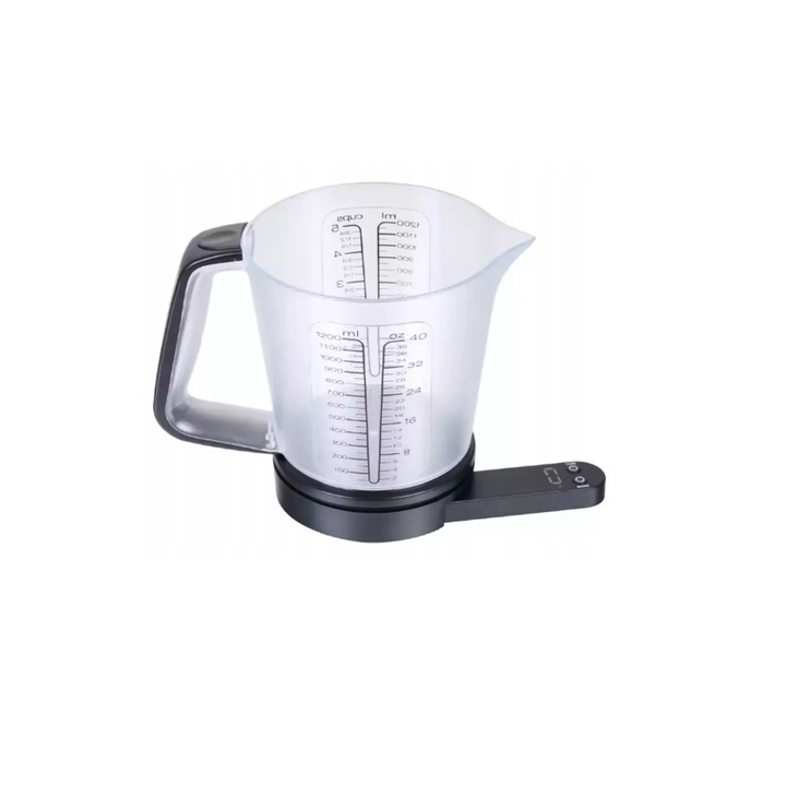 Кухненска везна, електрическа, с мерителна чашка 1.5L, Kinghoff