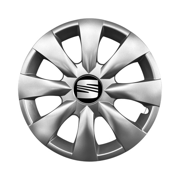 Комплект от 4 капачки R15 AutoSSF®, подходящи за 15 инчови джанти, за SEAT, модел 316