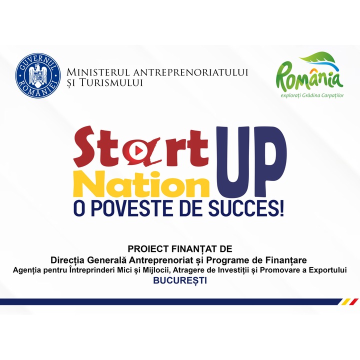 Set 2 panouri informative StartUp Nation - Bucuresti