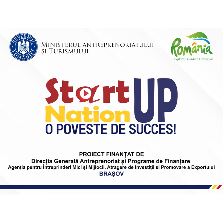 Set 2 panouri informative StartUp Nation - Brasov