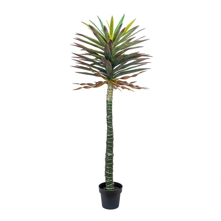 Copac artificial in ghiveci, model Yucca, 160x60 cm, B.S.P. / SL445
