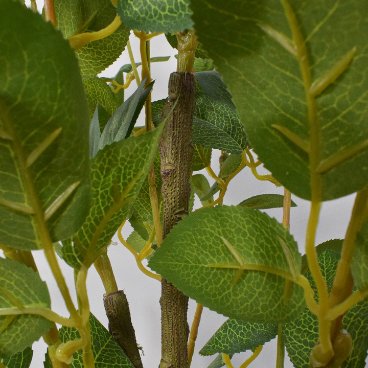 Изкуствено цвете, Роза без саксия, Naimeed D5625, 75x54 см, Оранжев