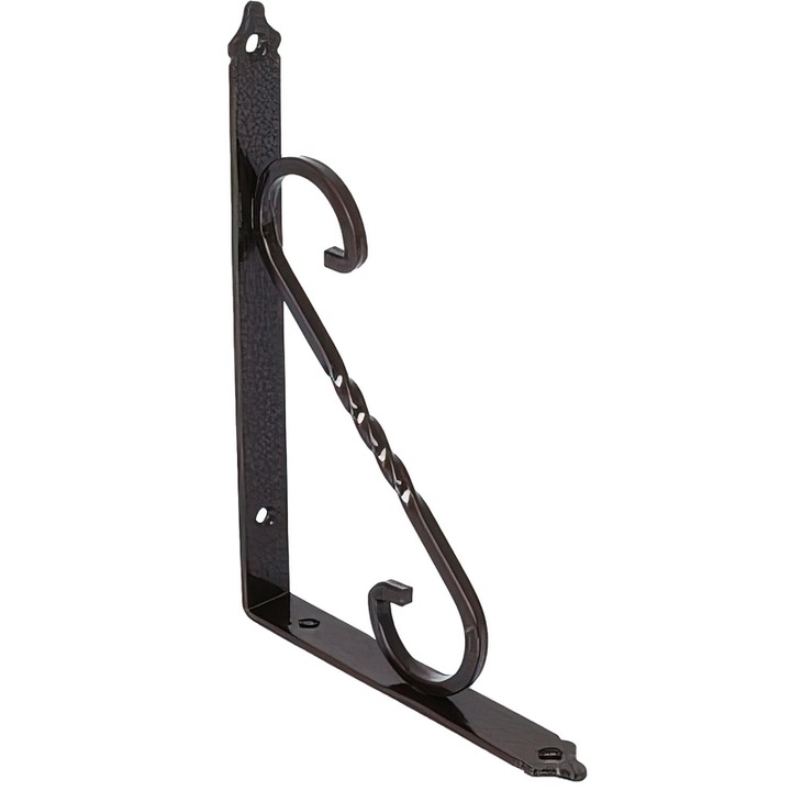 Рафтоносач, ковано желязо, кафяв, 155 x 110 x 15 мм