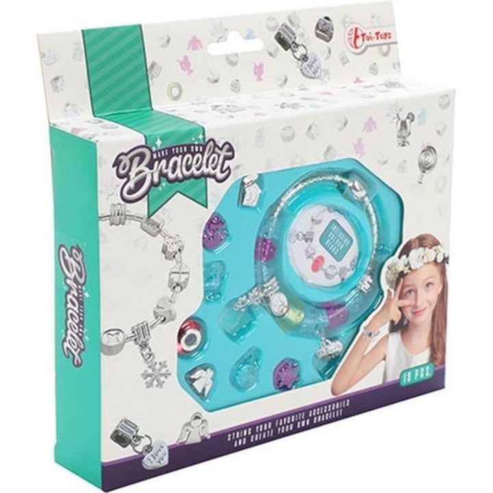 Kit de facut bratari, Toi-Toys, Multicolor