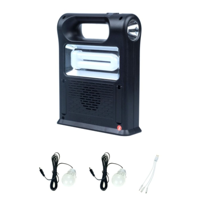 Napelem készlet CCLAMP 7 W, lítium elem, 1 x USB, 2 izzó, BZRSH