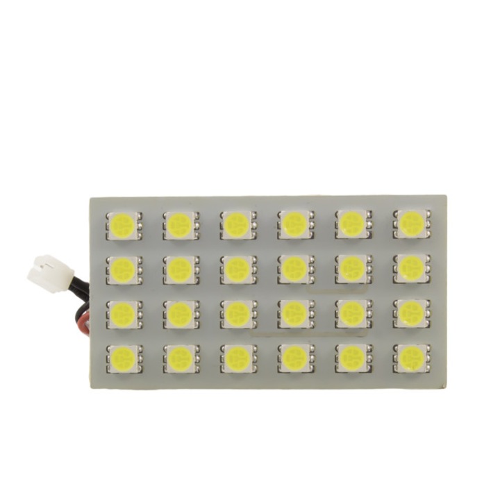Placa LED pentru interior, W5W, C5W, BA9S, 12V 3W