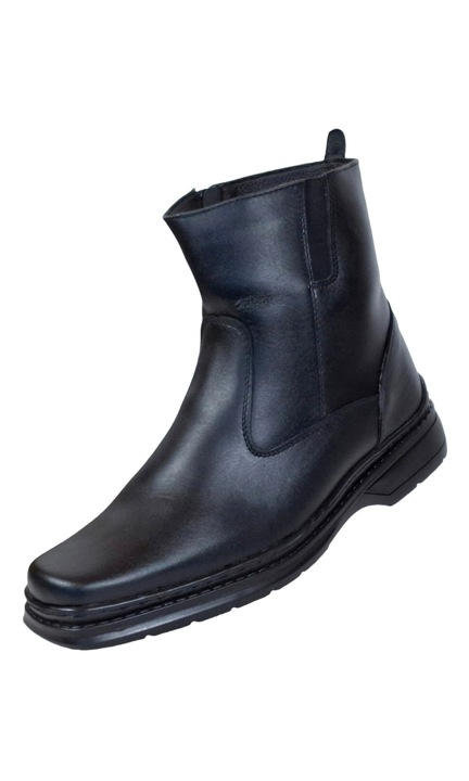Ghete barbati piele naturala casual 4013N, Negru