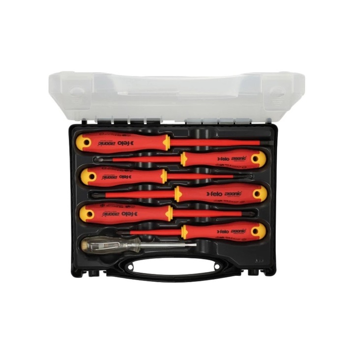 Комплект 7 VDE отвертки, E-Slim ERGONIC, Felo
