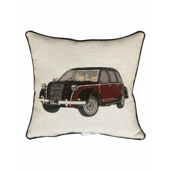 Dekoratív Toyota Classic portré párna, gobelin típusú 40x40 cm, Dekoratex