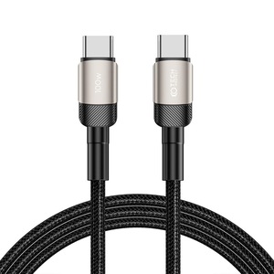 Cablu pentru incarcare si transfer de date TECH-PROTECT UltraBoost EVO, 2x USB Type-C, PD 100W, 5A, 2m, Gri