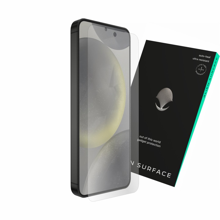 Folie protectie, pentru Samsung Galaxy S24 Plus, ecran compatibil cu husa, Alien Surface