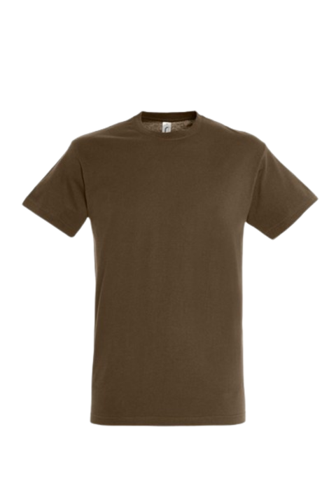 Sol's Regent kerek nyakú uniszex póló So11380, csokoládé, XL