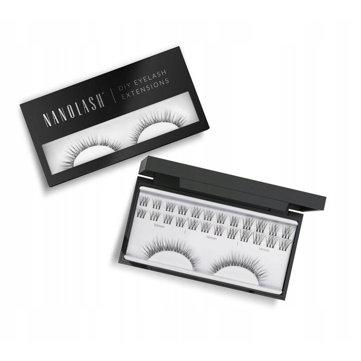 Gene false in cluster pentru aplicare DIY acasa, Nanolash, INNOCENT, 36 buc
