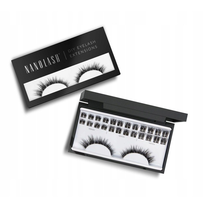 Gene false in cluster pentru aplicare DIY acasa, Nanolash, HEARTBREAKER, 36 buc