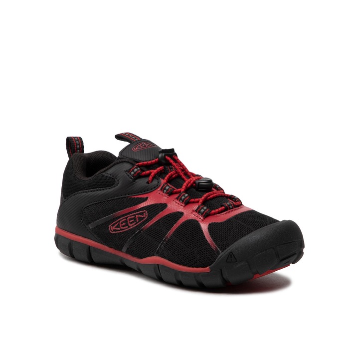 Момчешки трекинг обувки Keen, Текстил, Черен