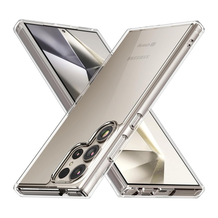 Husa Crystal Shield pentru Samsung Galaxy S24 Ultra, Crong, Transparent