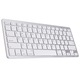 Mini tastatura, Zola®, Bluetooth 3.0, compatibil Windows, iOS, Android, alba