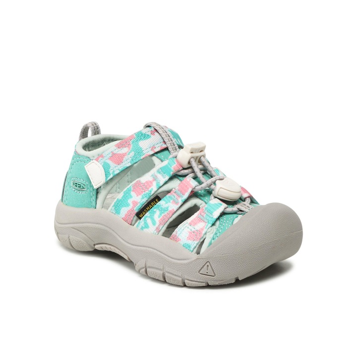 Lányszandál, Keen, 300439852, kék, textil, Kék