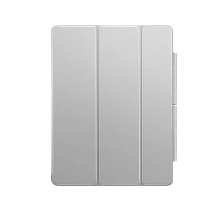 Защитен флип капак за таблет, съвместим с Apple iPad Pro 11" 2018/2020/2021/2022, Rebound Magnetic, магнитна фиксация, екологична кожа, Сив