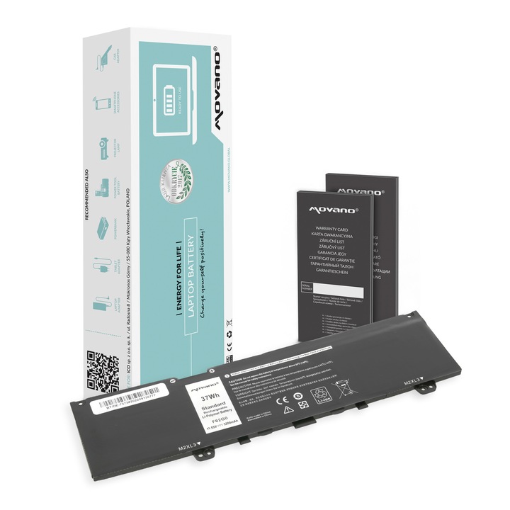 Baterie Movano pentru Dell Inspiron 13 7373, 13 7386