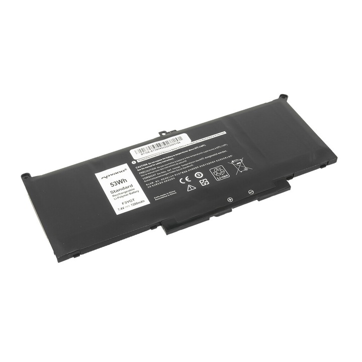 Baterie pentru Dell Latitude, Movano, 7200 mAh, negru