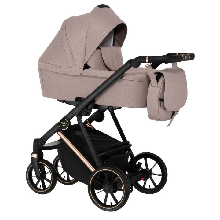 Carucior reversibil 2in1, Paradise Baby, 13kg, Bej