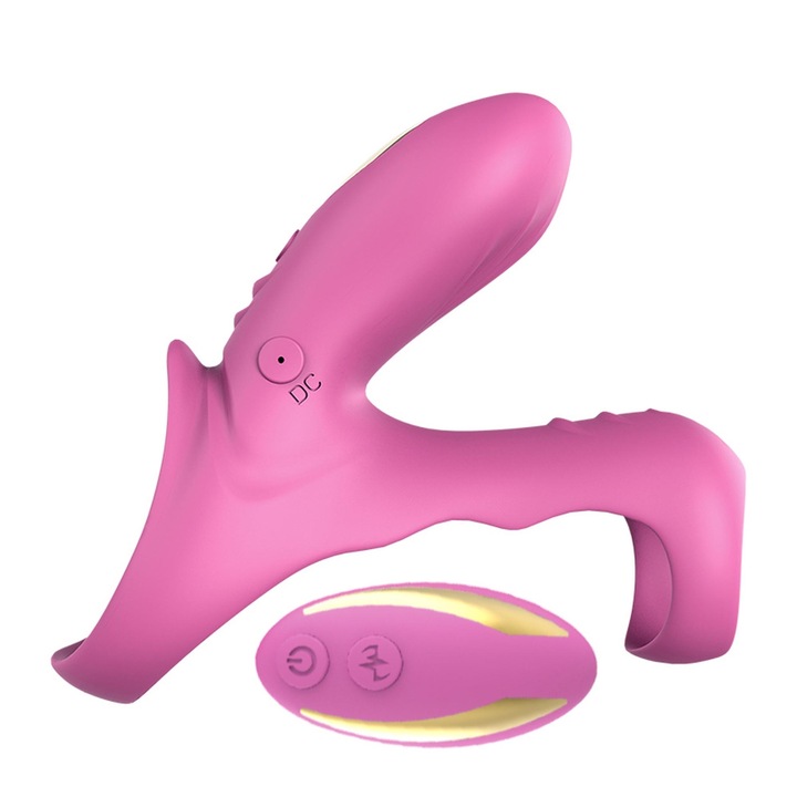 Вибратор, серия Joy, розов, 9 режима на вибрация, 109x97x47мм, 100% водоустойчив