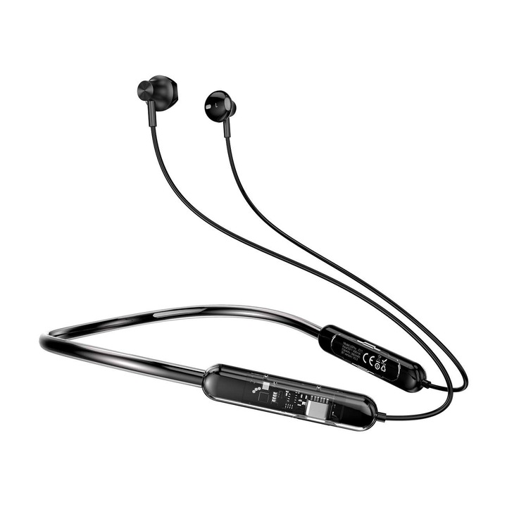 Безжични слушалки, Dudao, Bluetooth 5.3, черни