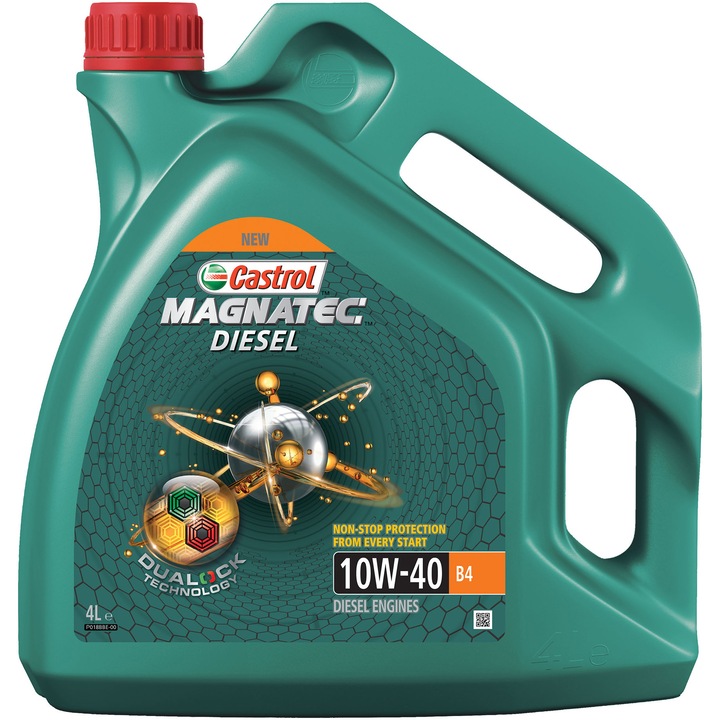 Моторно масло Castrol Magnatec Diesel B4, 10W40, 4л