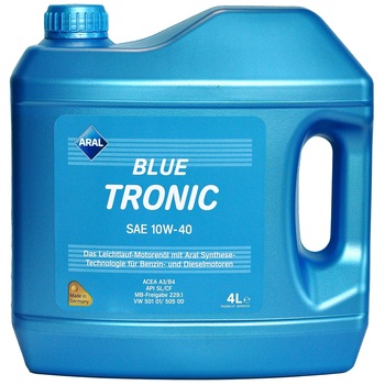 Ulei motor Aral Blue Tronic, 10W40, 4L Ulei motor Aral Blue Tronic, 10W40, 4L