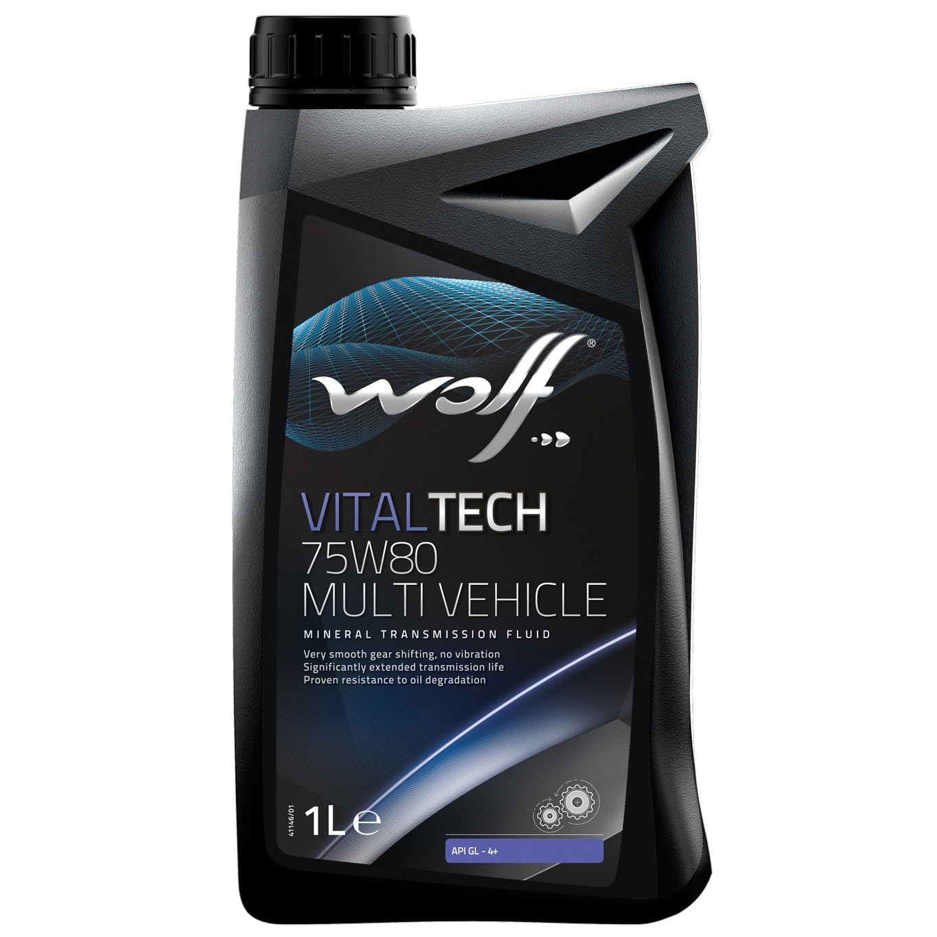 Ulei pentru cutie viteze manuala Wolf Vitaltech Multivehicle, 75W80, 1L