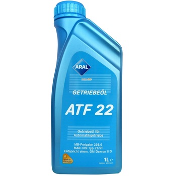 Ulei pentru cutie viteze automata Aral ATF 22, 1L Ulei pentru cutie viteze automata Aral ATF 22, 1L