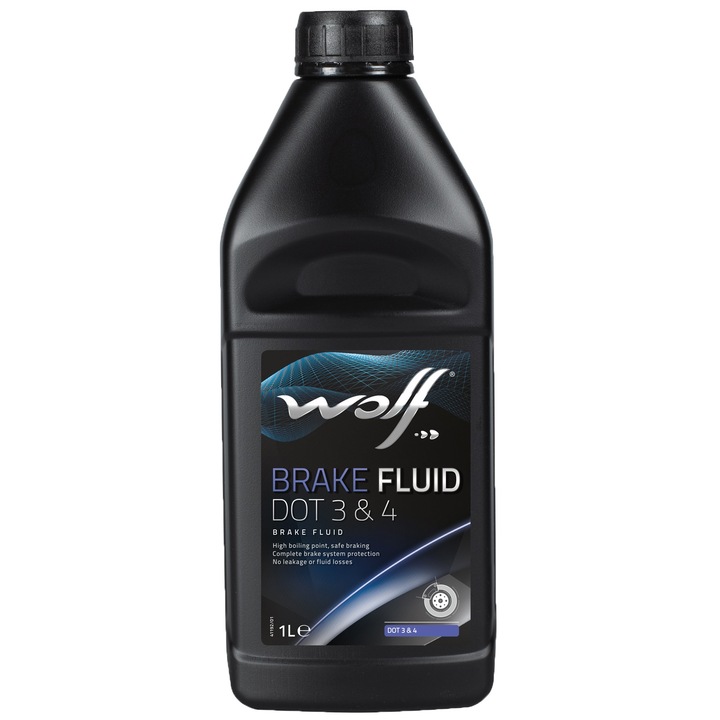 Lichid de frana Wolf DOT 3&4, 1L