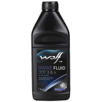 Lichid de frana Wolf DOT 3&4, 1L Lichid de frana Wolf DOT 3&4, 1L