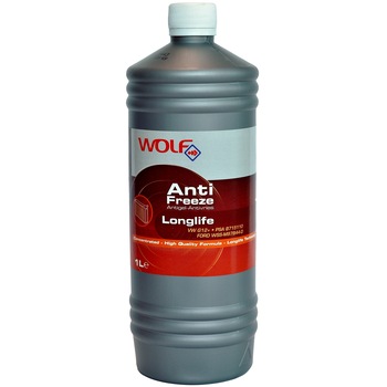 Antigel fara silicati Wolf G12, Long Life, Rosu, 1L Antigel fara silicati Wolf G12, Long Life, Rosu, 1L