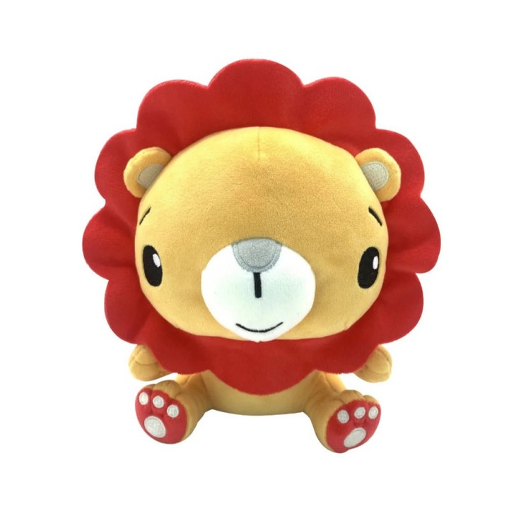 Leu de Plus, Fisher Price, 20 cm, 0-3 Luni, Multicolor