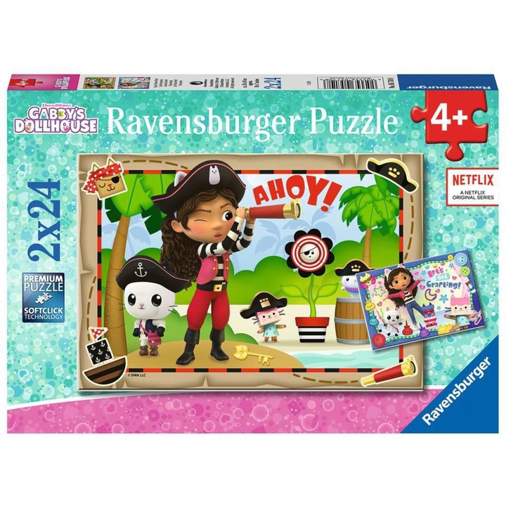 Ravensburger 2 x 24 db-os puzzle - Gabi Babaháza (05710)