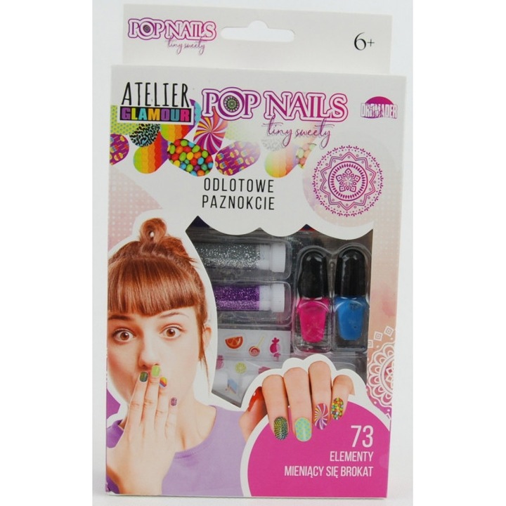 Set Atelier Glamour Nails, Multicolor, 6+ eMAG.ro