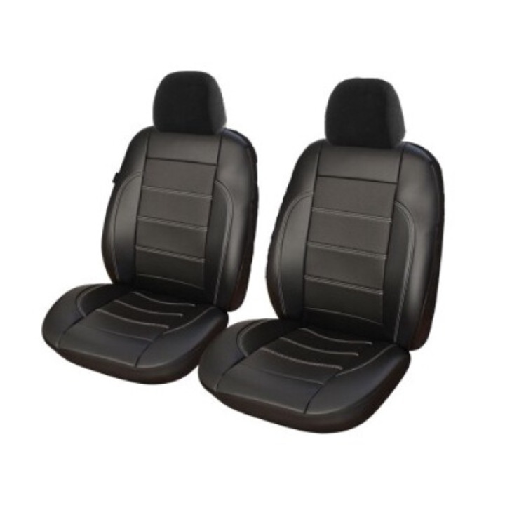 Set huse scaun din piele Exclusive Leather King 2 buc