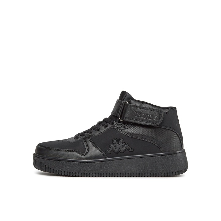 Pantofi sport unisex, Kappa, 303503550, Negru, Piele ecologica, Negru
