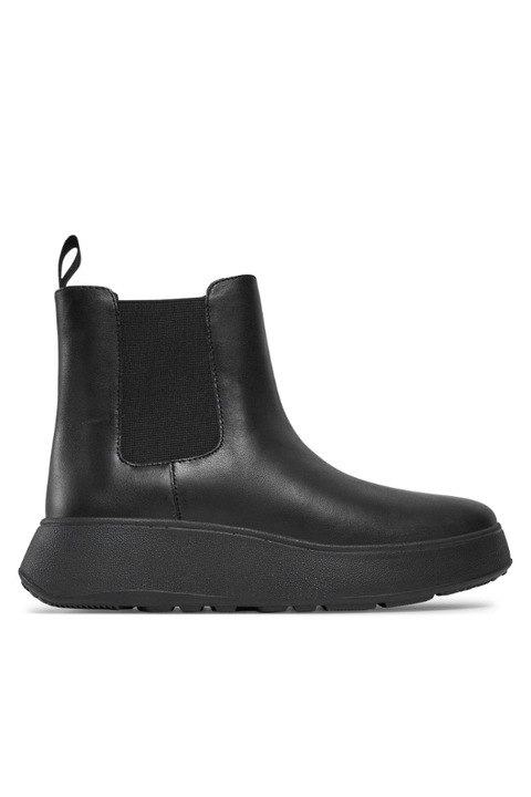 Ghete Chelsea dama FitFlop, Piele naturala, Negru