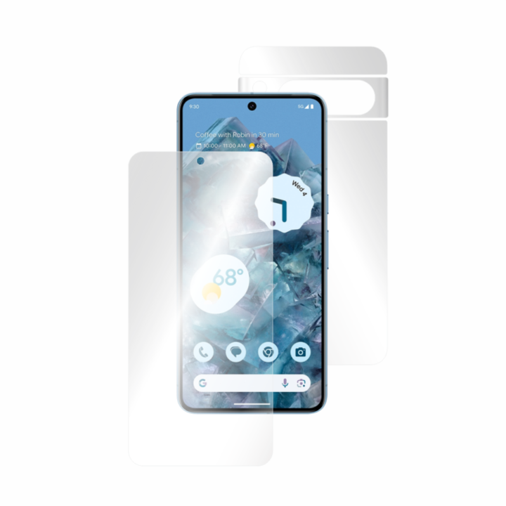 Mata Smart Protection tükröződésmentes védőfólia a GOOGLE Pixel 8 Pro teljes testéhez, kijelzőjéhez és hátlapjához